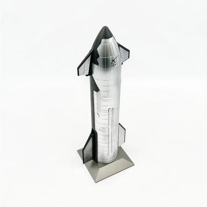 1/200 scale Mars immigration rocket model by SpaceX, featuring Dragon Heavy and Starship rockets, diecast metal construction.