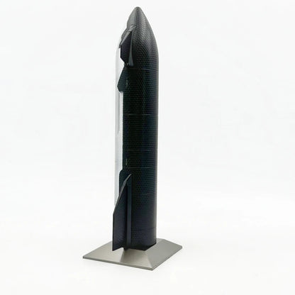 1/200 scale Mars immigration rocket model of SpaceX Dragon Heavy Falcon Starship, diecast metal toy for display.