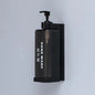 Wall-mounted hotel shampoo and shower gel bottles with hand sanitizer and soap dispensers, no punching required for installation.