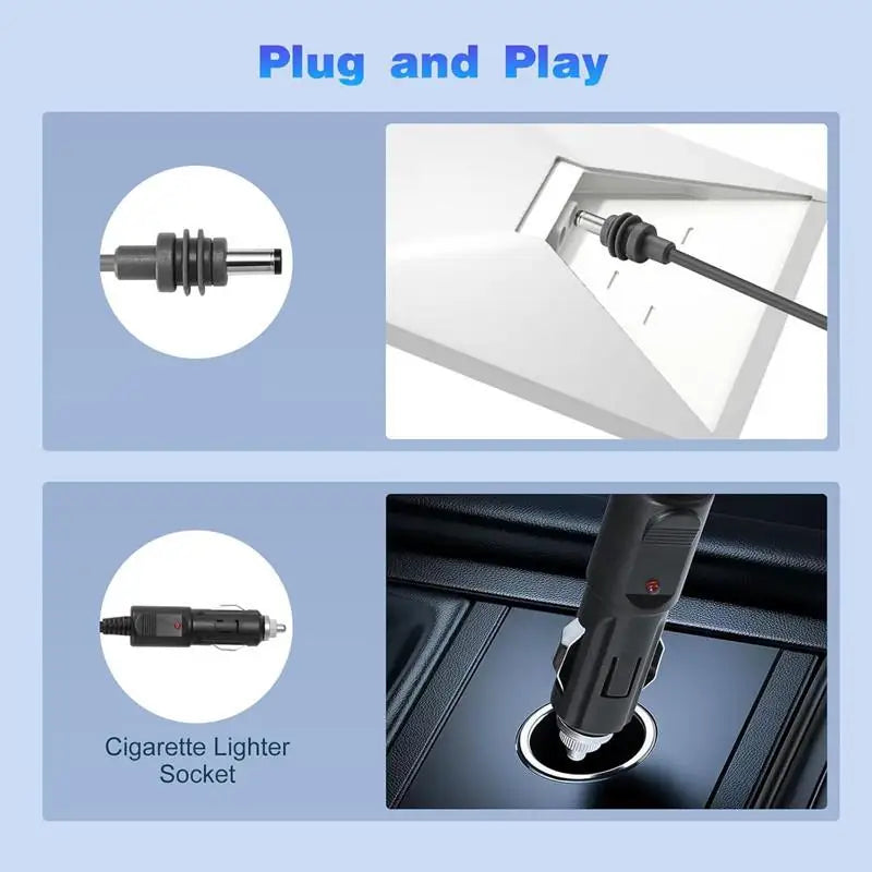 BackupMyFilesNow Starlink Mini Boost measurement tool accessory for power cord, showing connector and measurement markings.