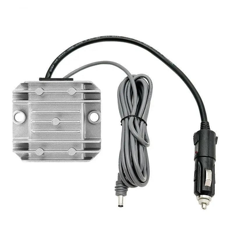 BackupMyFilesNow Starlink Mini Boost measurement tool accessory for power cord, showing device and connection ports.