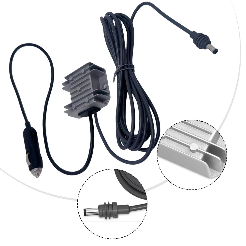 DC step-up power converter adapter for Starlink Mini, 3.5M, 12-24V input, 30V 2A output, booster charger by BACKUPMYFILESNOW.COM®