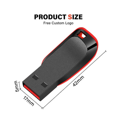 Black USB flash drives with high capacity options including 128GB, 64GB, and 32GB, featuring keychain attachment and compact design.