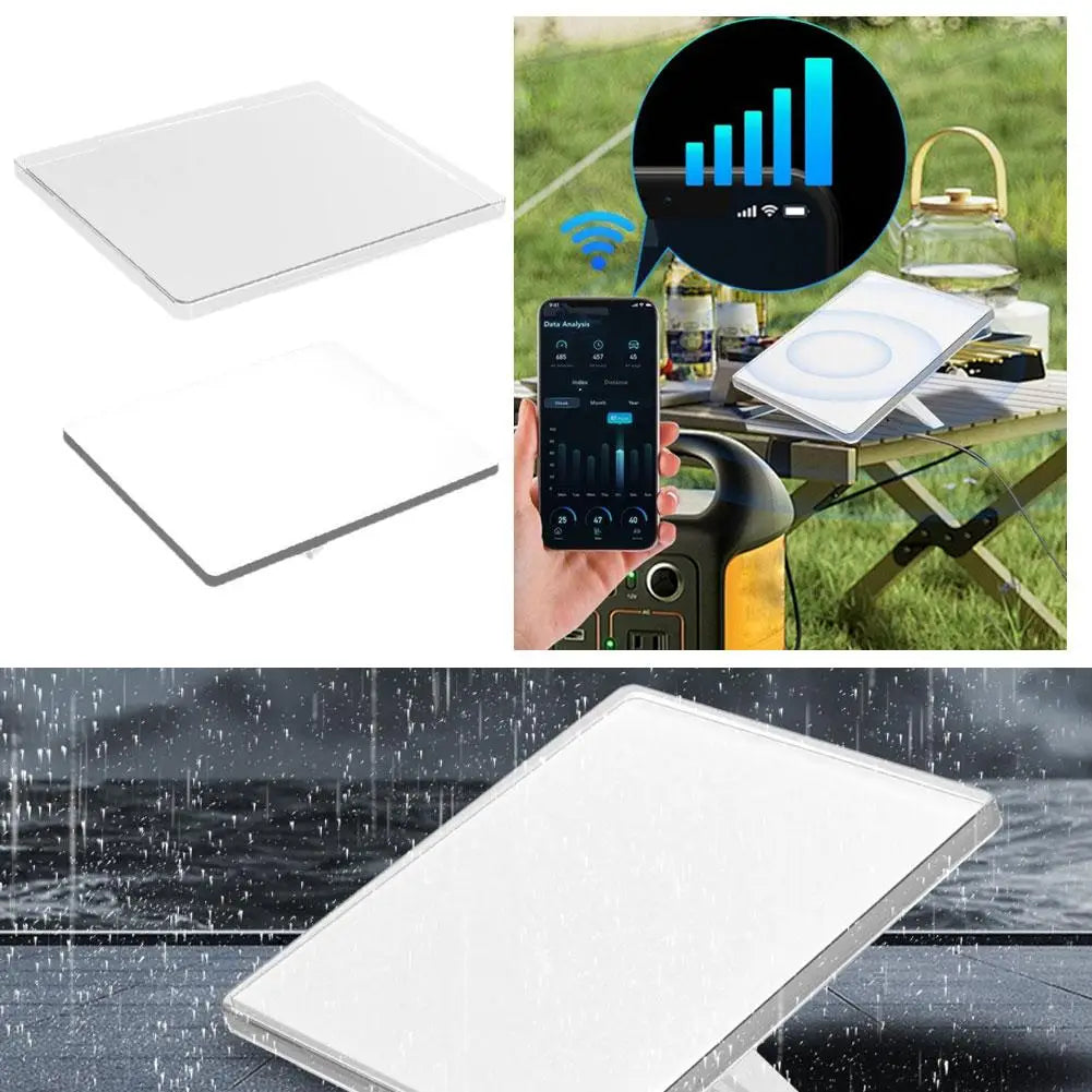 Plastic protective case for Starlink Mini device, satellite antenna cover, durable satellite accessories by BACKUPMYFILESNOW.COM®