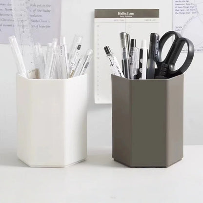 Durable desktop pen holder from BackupMyFilesNow.com, multifunctional and suitable for home office, study, retail, or daily use.