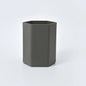 Durable BackupMyFilesNow.com desktop pen holder with multiple compartments for office supplies and study tools.