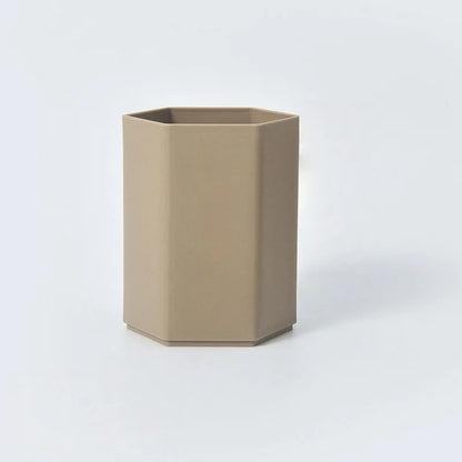 Durable desktop pen holder by BackupMyFilesNow.com, multifunctional for home office, study, retail, and daily use.