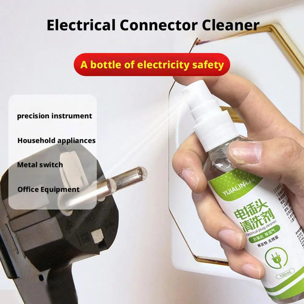 Fast-drying electrical cleaner aerosol spray by BACKUPMYFILESNOW.COM® for electronic and industrial equipment degreasing, including car plugs.