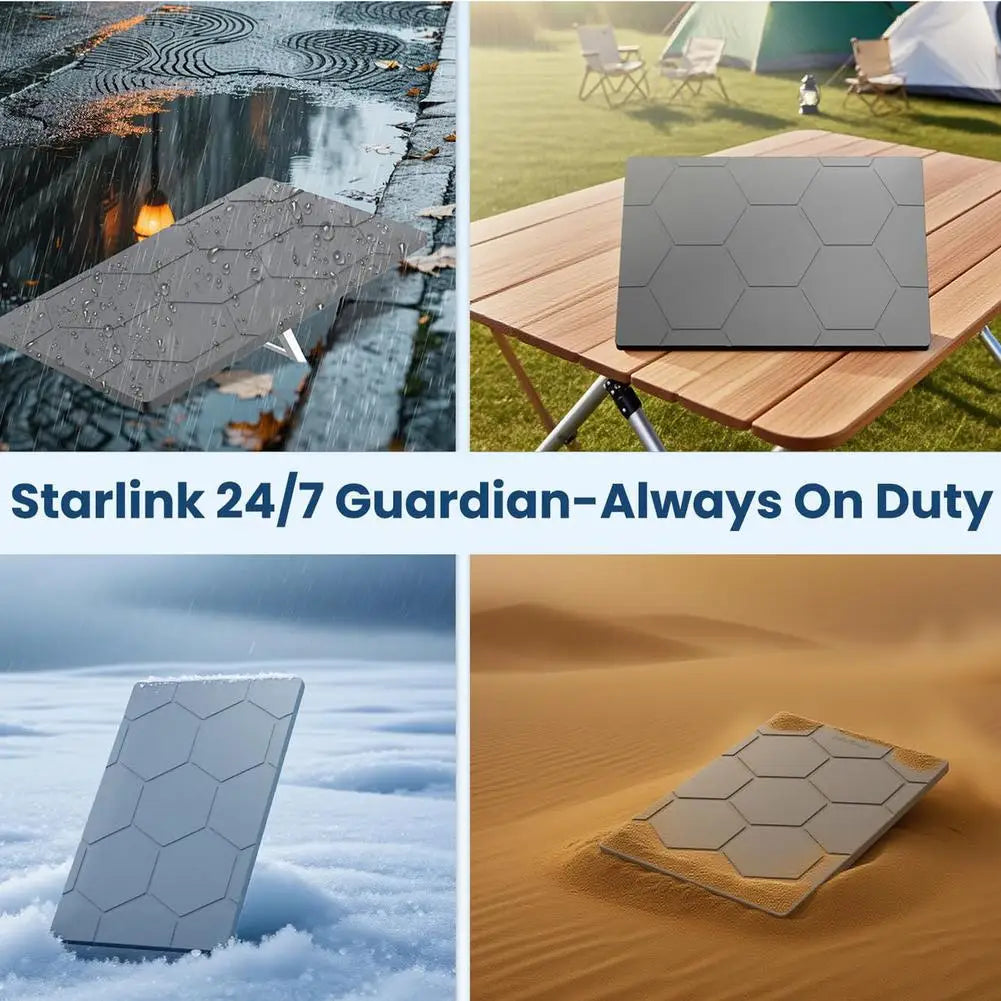 Starlink Gen3 satellite disk silicone protective case by BACKUPMYFILESNOW.COM, shock and dust resistant outdoor satellite accessory.