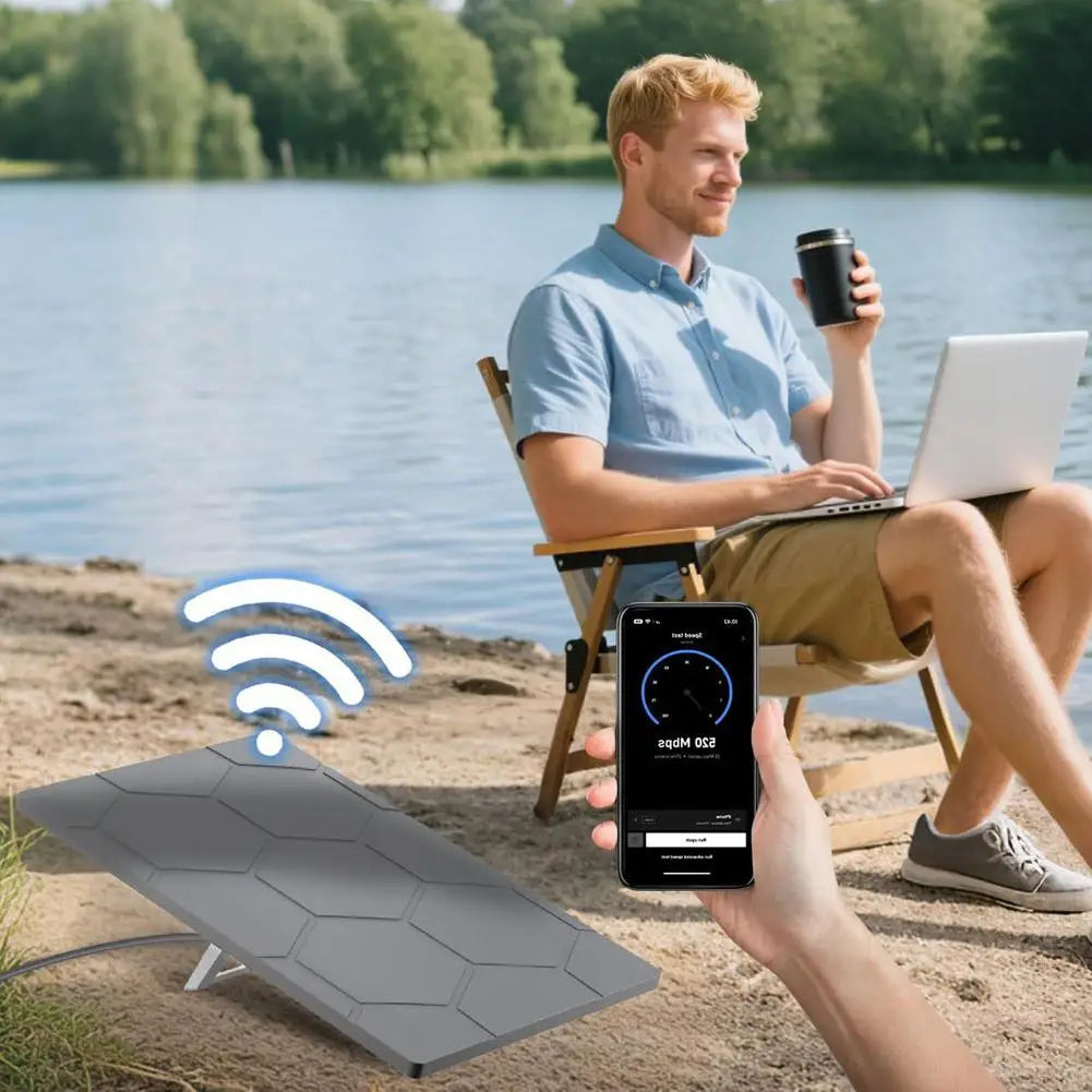 Starlink Gen3 satellite disk silicone protective case by BACKUPMYFILESNOW.COM®, shock and dust resistant outdoor satellite accessory