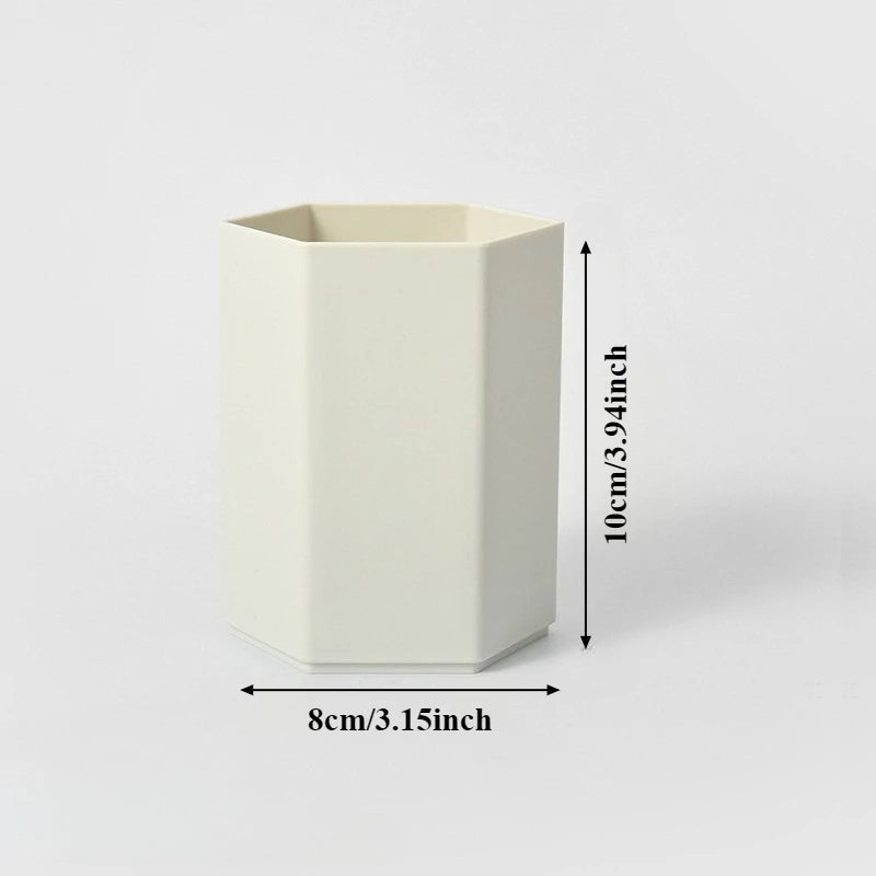 Durable office desk pen holder by BackupMyFilesNow.com, ideal for home, dorm, or desktop storage of pens and small supplies.
