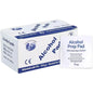 Portable alcohol swabs for earring disinfection and phone cleaning, individually packaged with 70% alcohol for hygienic wiping.