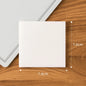 Transparent waterproof sticky notes from BackupMyFilesNow.com, ideal for school and office use, with writable surface and adhesive backing.