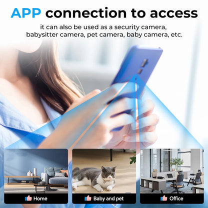 Smart home security camera by BackupMyFilesNow.com with mobile remote access, view your house anytime from your smartphone.