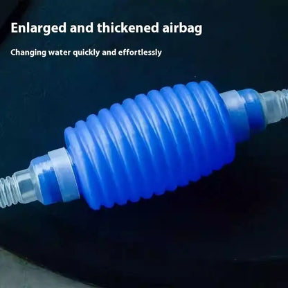Aquarium maintenance equipment including water changer and sand cleaner from BackupMyFilesNow.com for efficient tank cleaning.