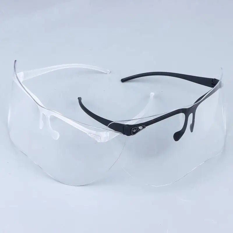Unisex safety goggles with dust-proof and anti-splash protection, suitable for outdoor sports, cycling, and windproof eye protection.