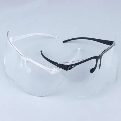 Unisex safety goggles with dust-proof and anti-splash protection, suitable for outdoor sports, cycling, and windproof eye protection.