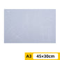 PVC cutting pad in various sizes, used for art drawing, patchwork sewing, and craft projects, providing protective workspace.