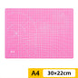 PVC cutting pad in various sizes, ideal for art drawing, patchwork sewing, and craft projects, providing protective surface for creative work.