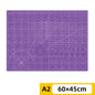 PVC cutting pad in various sizes for art drawing, patchwork, sewing, and craft projects, providing protective surface for creative work.