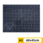 PVC cutting pad in various sizes, ideal for art drawing, patchwork sewing, craft making, and protecting tables during projects.