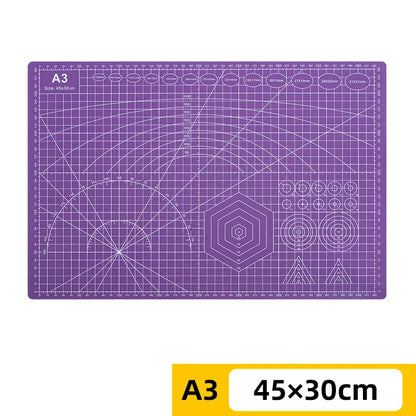 PVC cutting pad in various sizes from BackupMyFilesNow.com, ideal for art drawing, patchwork, sewing, and craft projects.