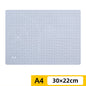 PVC cutting pad in various sizes, used as a protective table mat for art, sewing, patchwork, and craft projects.