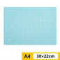 PVC cutting pad in various sizes, ideal for art drawing, patchwork sewing, and craft projects, providing protective surface.