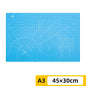 PVC cutting pad in various sizes, ideal for art drawing, patchwork sewing, and craft projects, providing protection for tables.