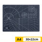 PVC cutting pad in various sizes, ideal for art drawing, patchwork sewing, and craft projects, providing a protective work surface.