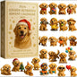 Acrylic blind box Christmas decorations in clear acrylic with festive designs, compact size, by BACKUPMYFILESNOW.COM®.