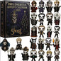 Acrylic blind box Christmas decorations by BACKUPMYFILESNOW.COM® showing colorful acrylic boxes with festive holiday designs.