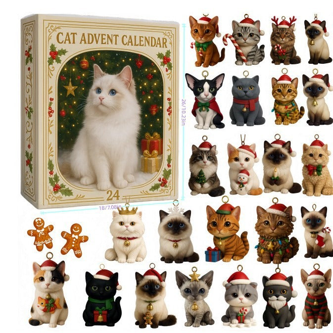 Acrylic blind box Christmas decoration from BACKUPMYFILESNOW.COM®, showcasing a clear acrylic box with festive holiday accents.