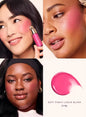 Hot Rare Beauty 7-color mashed potatoes blusher and liquid lip gloss in a long-lasting matte cream makeup set with moisturizing formula.