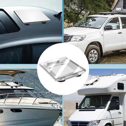 Starlink Mini aluminum transparent roof magnetic mounting bracket with suction cup, portable car mount kit by BACKUPMYFILESNOW.COM®.