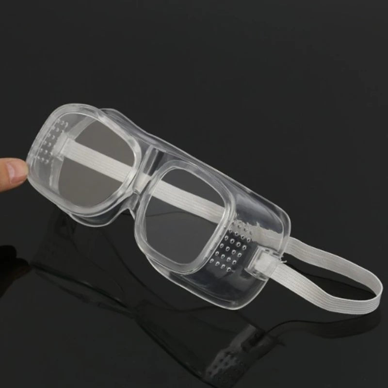 BackupMyFilesNow® safety goggles over glasses with clear scratch-resistant lenses, suitable for nurses, workers, architects, men and women.