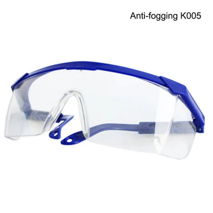 Safety goggles over glasses with clear scratch-resistant lenses, suitable for nurses, workers, architects, men, and women.