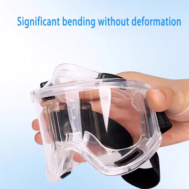 BackupMyFilesNow® anti-fog safety goggles with splash-proof and windproof design, ideal for cycling and equestrian sports.