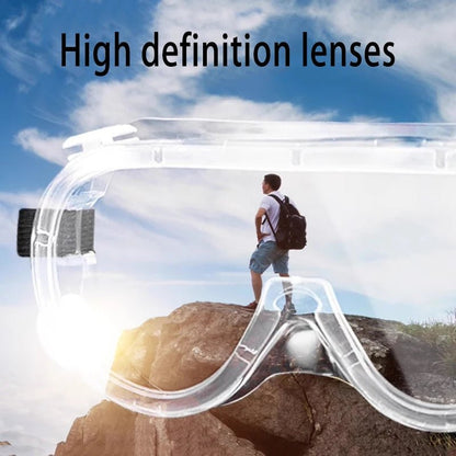 BACKUPMYFILESNOW.COM® anti-fog safety goggles with splash-proof and windproof design, ideal for cycling and equestrian sports.