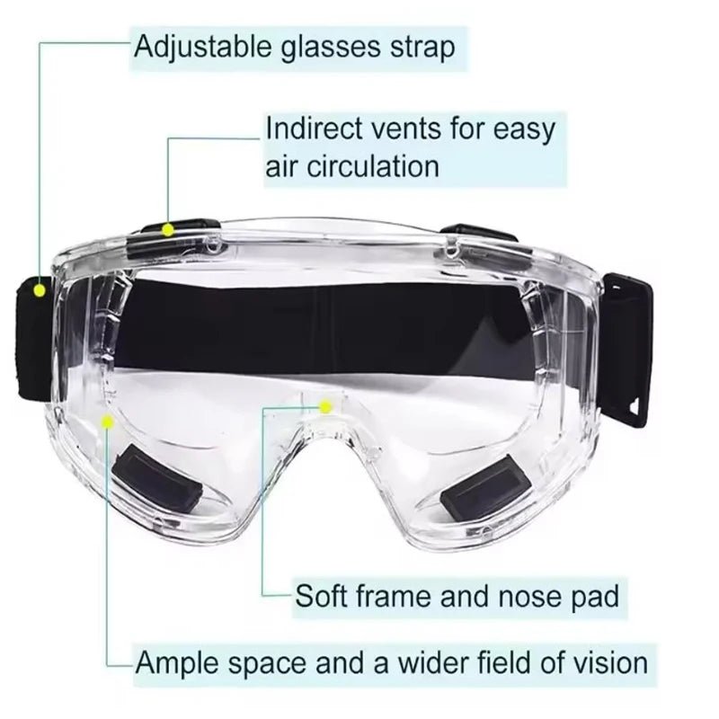 BackupMyFileSNOW® anti-fog safety goggles with splash-proof, windproof design, ideal for cycling, equestrian, and outdoor sports.