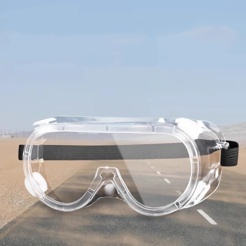 BackupMyFilesNow® anti fog safety goggles with splash-proof and windproof design, ideal for cycling and equestrian sports.