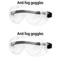 BACKUPMYFILESNOW® anti-fog safety goggles with splash-proof and windproof design, suitable for cycling and equestrian sports.