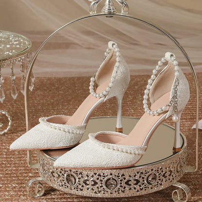 ZAZB brand custom leather high heels for women, apricot color, elegant sandals perfect for weddings or special occasions.