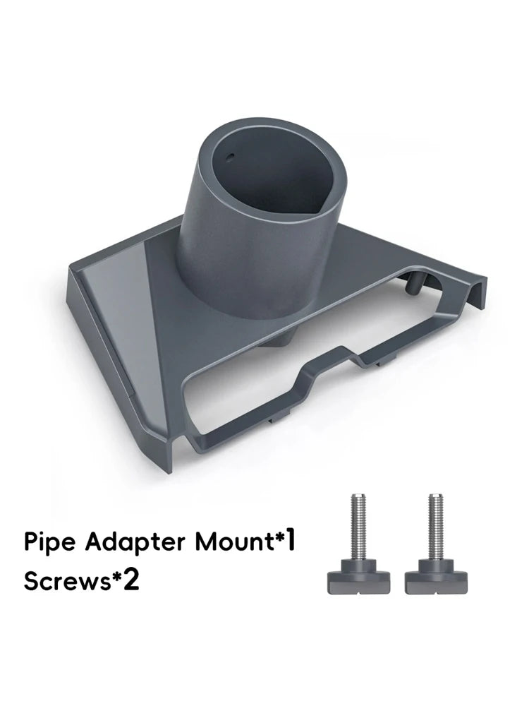 StarLink Gen 3 mount stand with pipe socket and Ethernet cable holder, compatible with roof mounting kit and accessories.