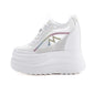 13cm chunky women's sneakers by BackupMyFilesNow.com, comfortable casual shoes with lightweight platform and wedge design.