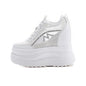 13cm chunky women's sneakers by BackupMyFilesNow.com, comfortable casual shoes with lightweight platform and wedge for walking.