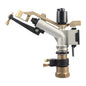 G1-inch female thread rocker impact sprinkler gun with wide spray range for garden, farm, and lawn irrigation.