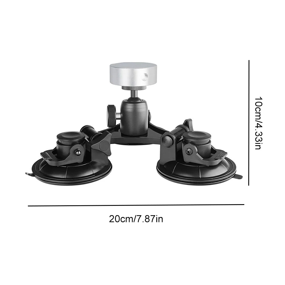 Starlink Mini suction cup mount with rotatable bracket for car windows and sunroofs, wear-resistant, adjustable antenna holder by BACKUPMYFILESNOW.COM