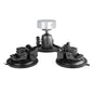 Starlink Mini suction cup mount with adjustable, rotatable antenna holder for car windows and sunroofs, wear-resistant and easy to install.