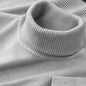 Black men's knitted turtleneck sweater from BACKUPMYFILESNOW.COM, breathable, warm, solid color, suitable for outdoor and streetwear use.
